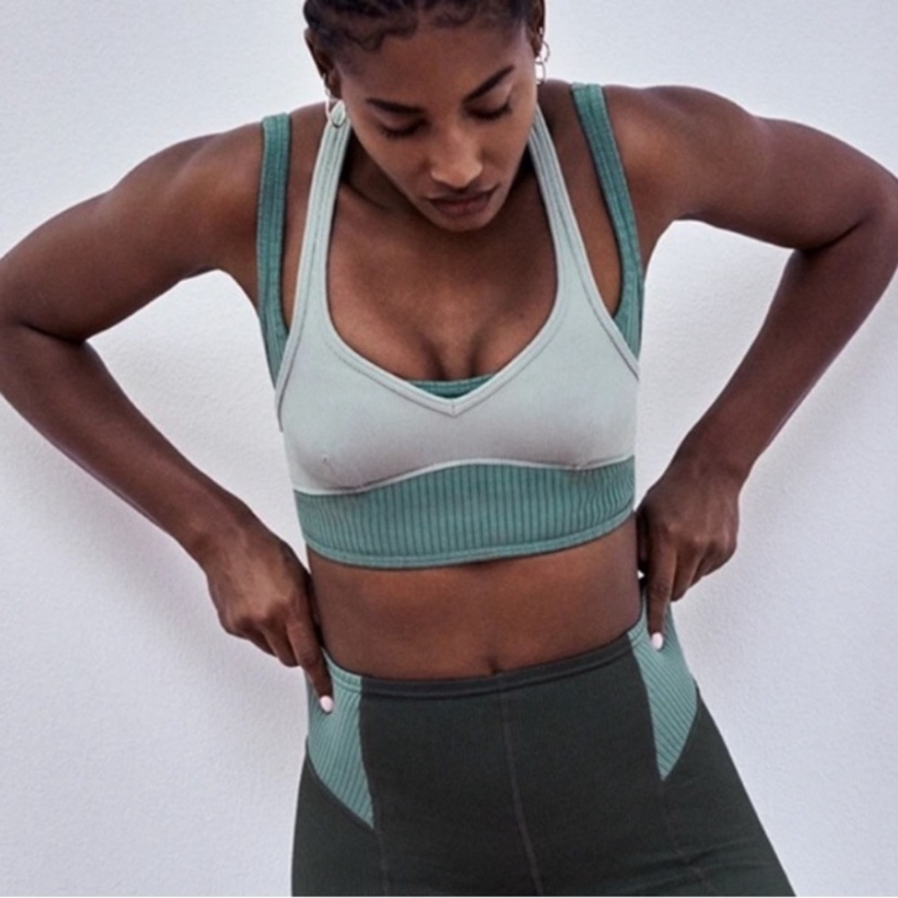 For Love And Lemons Two-Tone Sports Bra